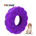 Natural Rubber Tooth Cleaning Ring Chew Dog Toys